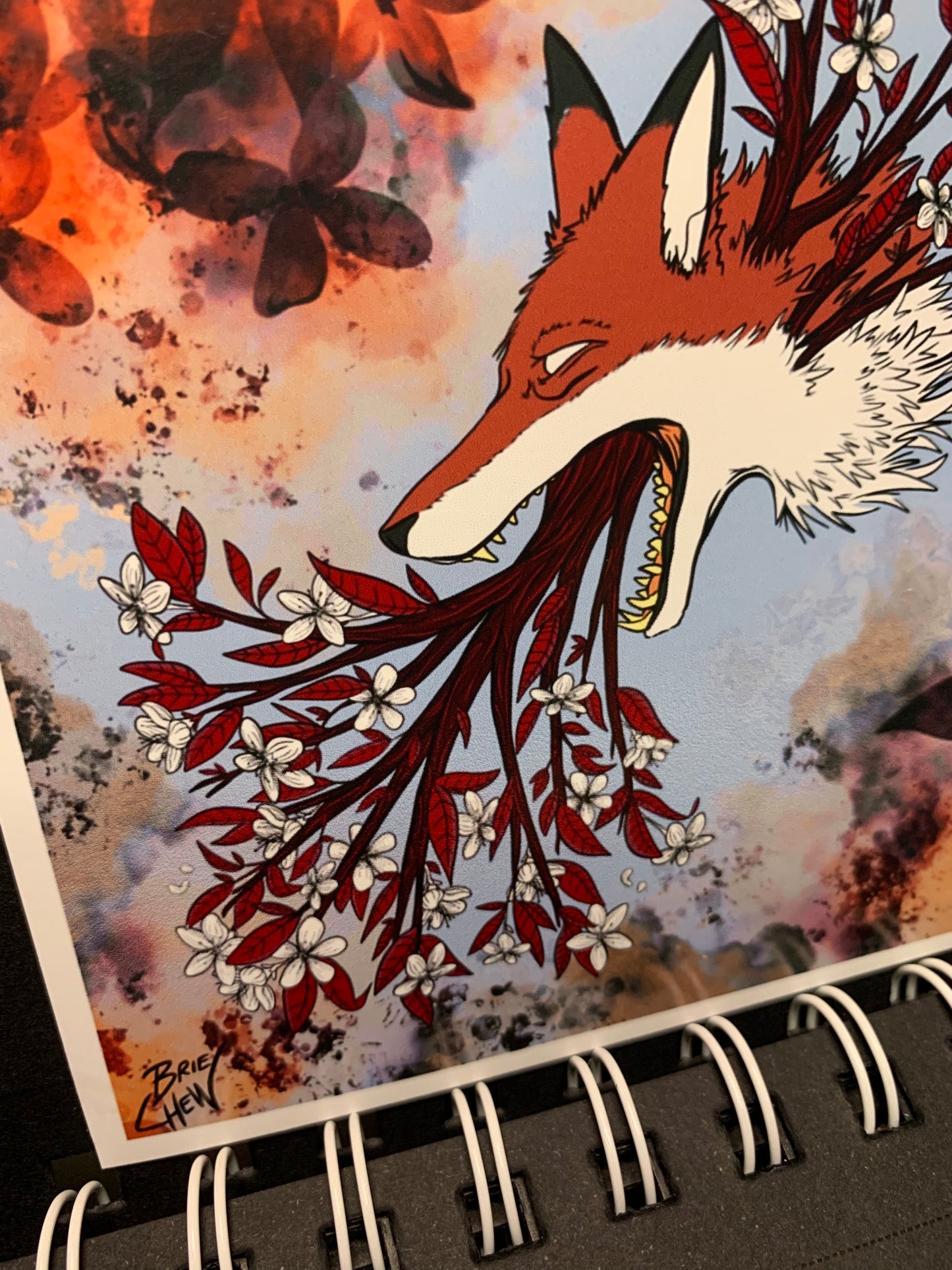 Blooming Fox Print