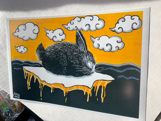 Isolated Bun Print