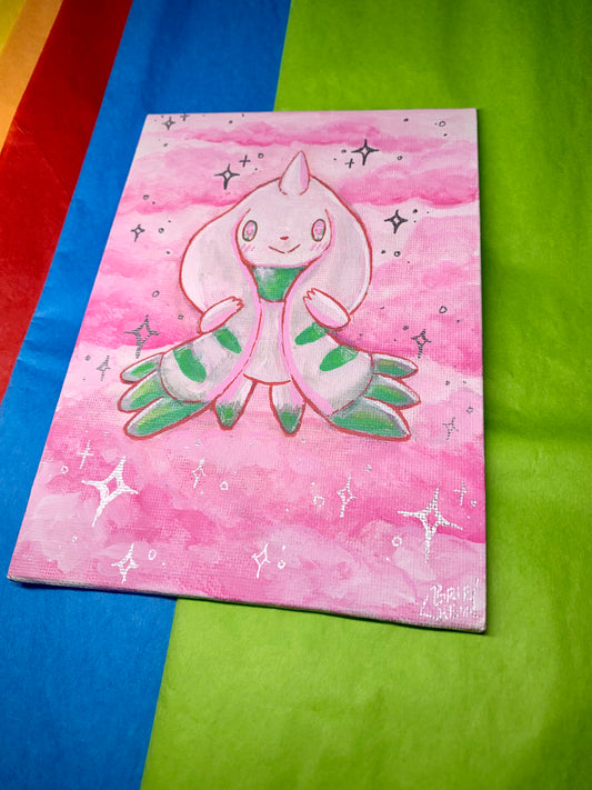 Love struck Terriermon Painting