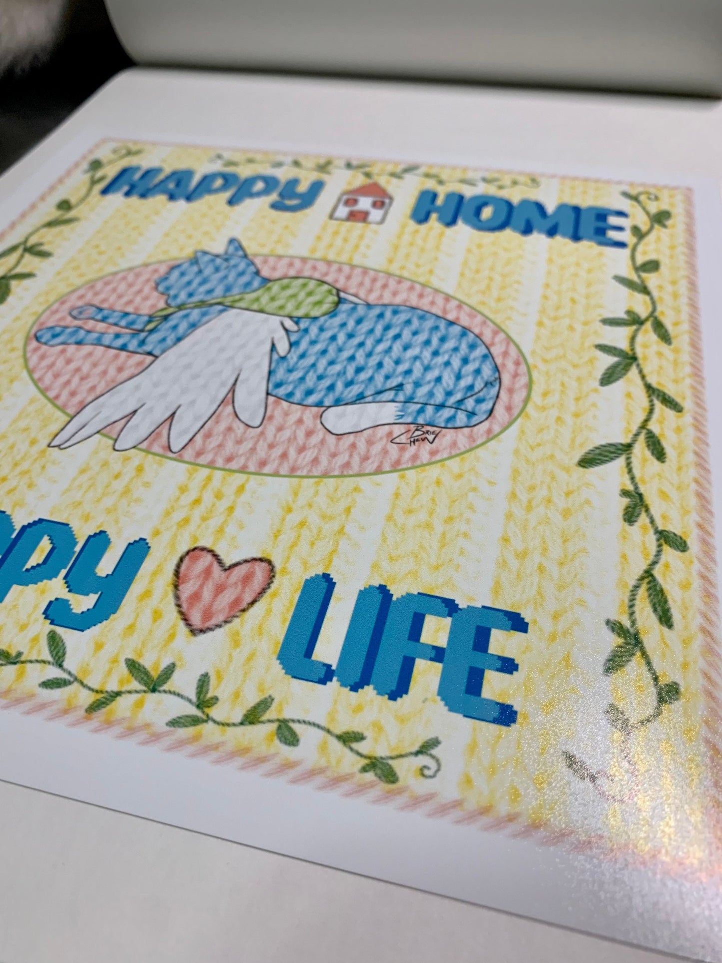 Happy Home Happy Life Print