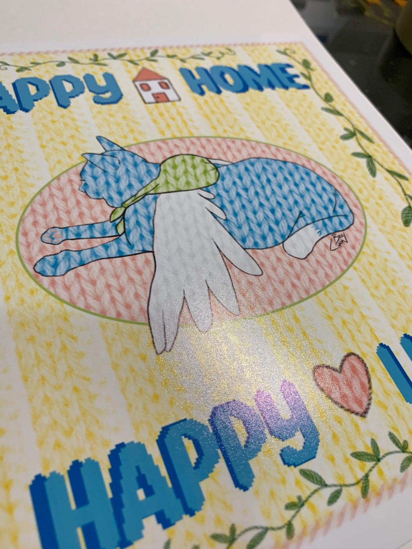 Happy Home Happy Life Print