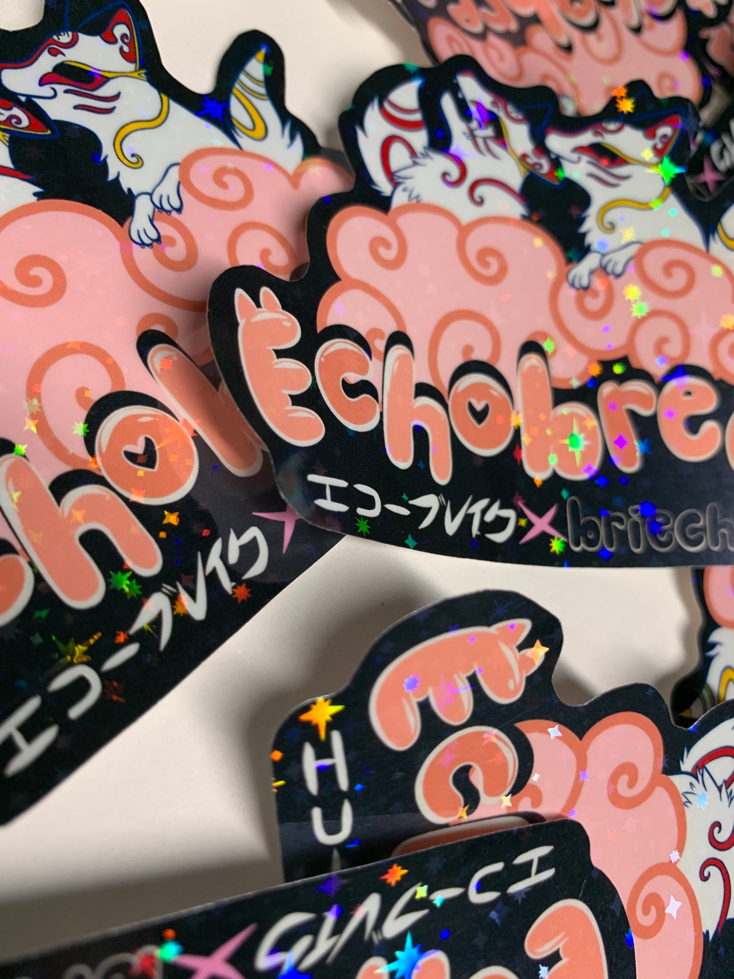 Echobreak X Briechew Holo Sticker