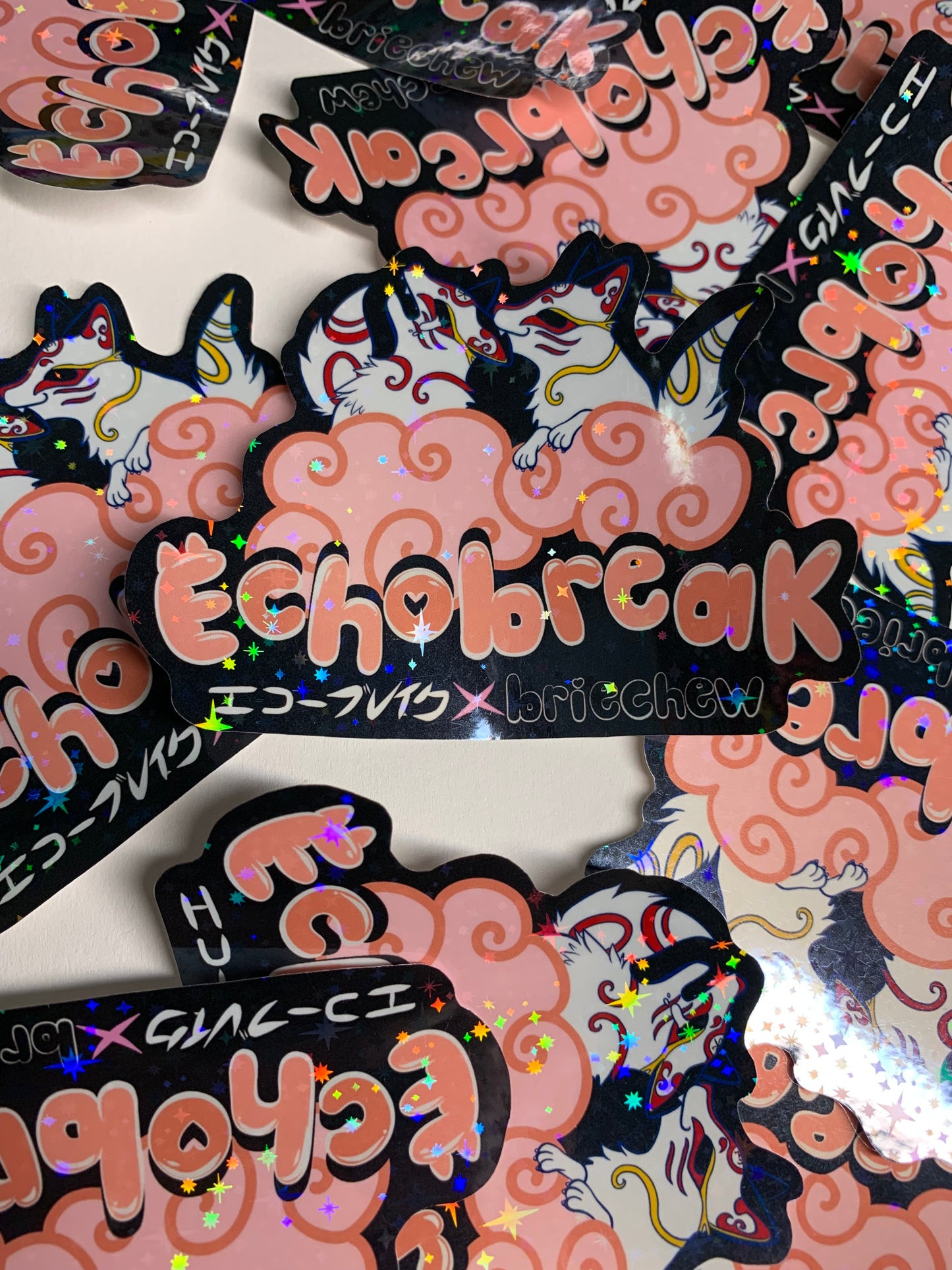 Echobreak X Briechew Holo Sticker