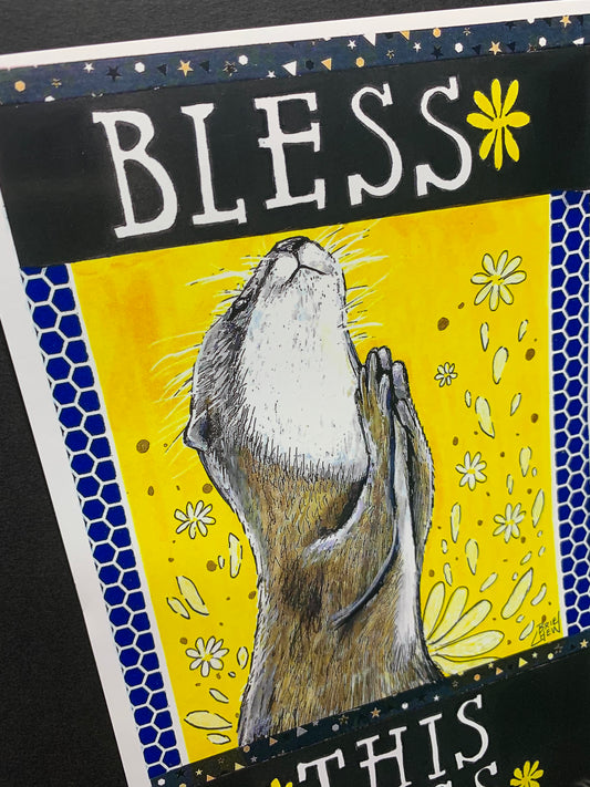 Bless this mess print