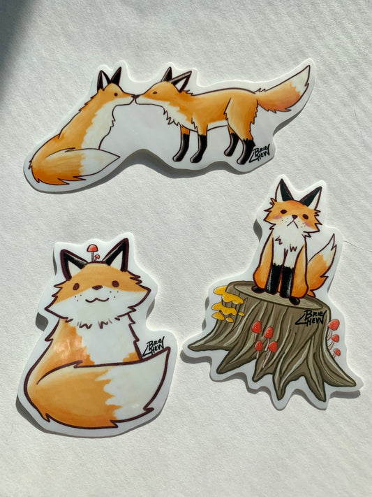 Cottage Fox Stickers