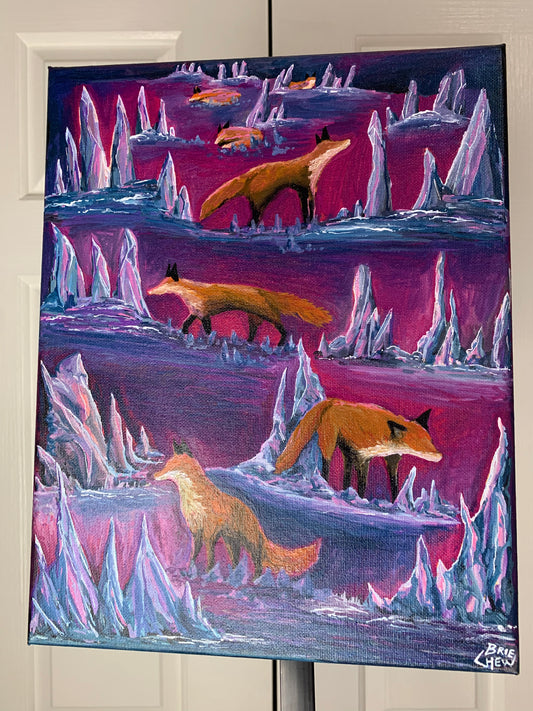 Cave Dwellers Canvas Painting