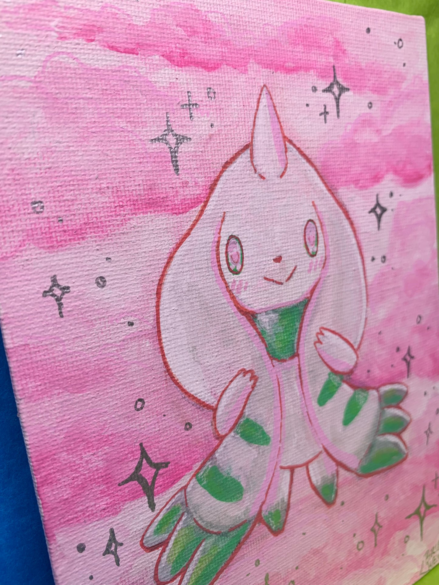 Love struck Terriermon Painting