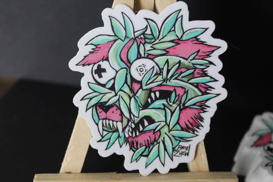 Plant Wolf Sticker