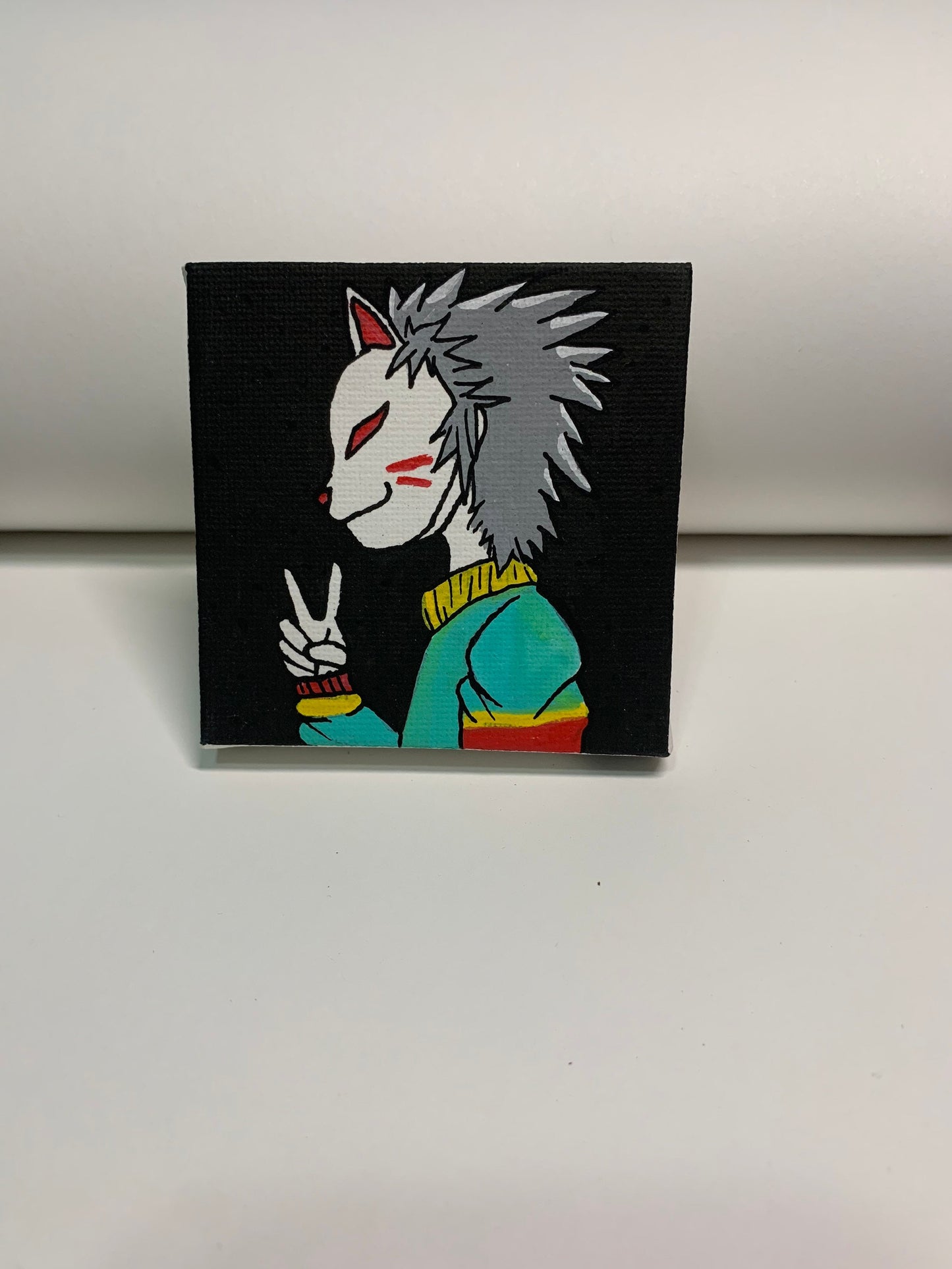 Anbu  Cat Boy Mini-Canvas Painting