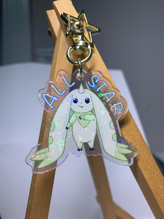 All Star Keychain | Terriermon acrylic charm |