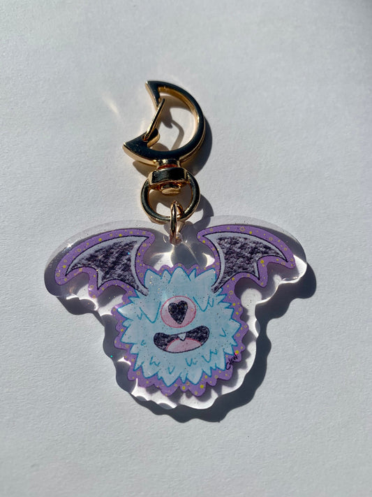 WooBat Keychain |  Acrylic Charm |