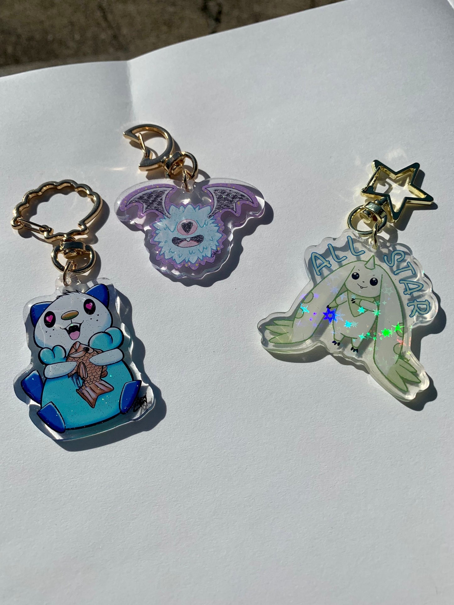 Oshawott Keychain | Acrylic Charm