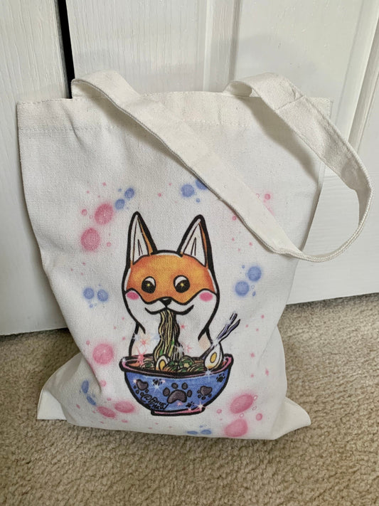 Ramen Shiba Doge Tote Bag